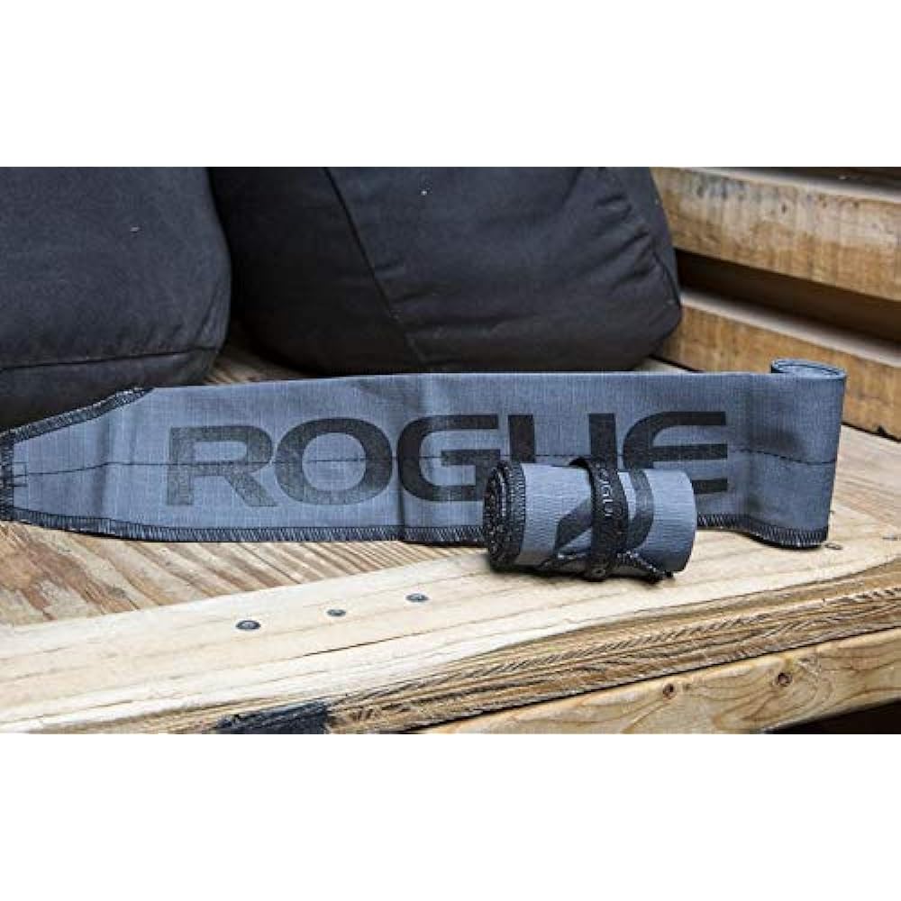 ROGUE FITNESS Rogue Wrist Wrap Wrist Fixation Pair Length 89cm x Width 7.3cm (Gray) [Parallel Import]