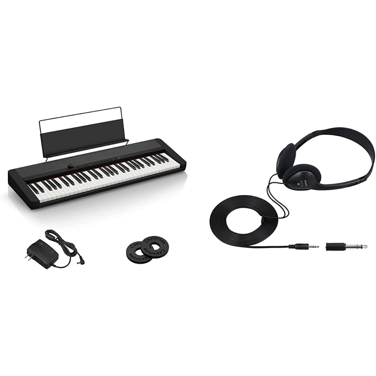[Genuine Case Set] Casio (CASIO) Electronic Keyboard Casiotone CT-S1 WE + Genuine Soft Case SC-650B