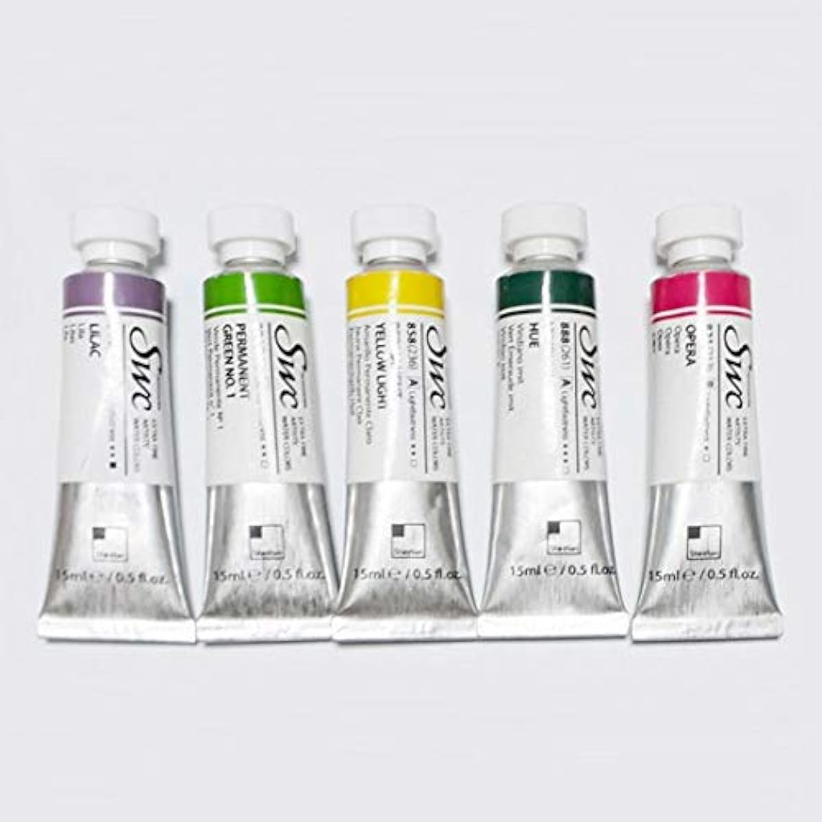 SHINHAN SWC Extra Fine Professional Watercolor Paint 24 Color Set 15ml/0.5 fl oz