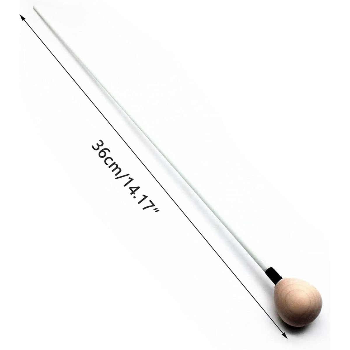 TUOREN Conductor Orchestra Baton 15 Inch Music Conductor Baton with Solid Wood Handle 4 Pieces