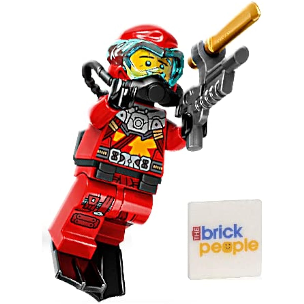 LEGO Ninjago Kai Seabound in Scuba Gear Harpoon Gun and Katana