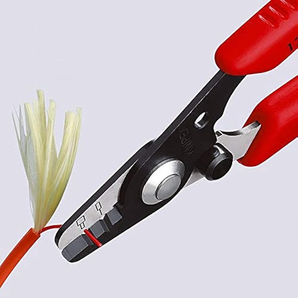 KNIPEX 1282-130 Optical Fiber Stripper (SB)