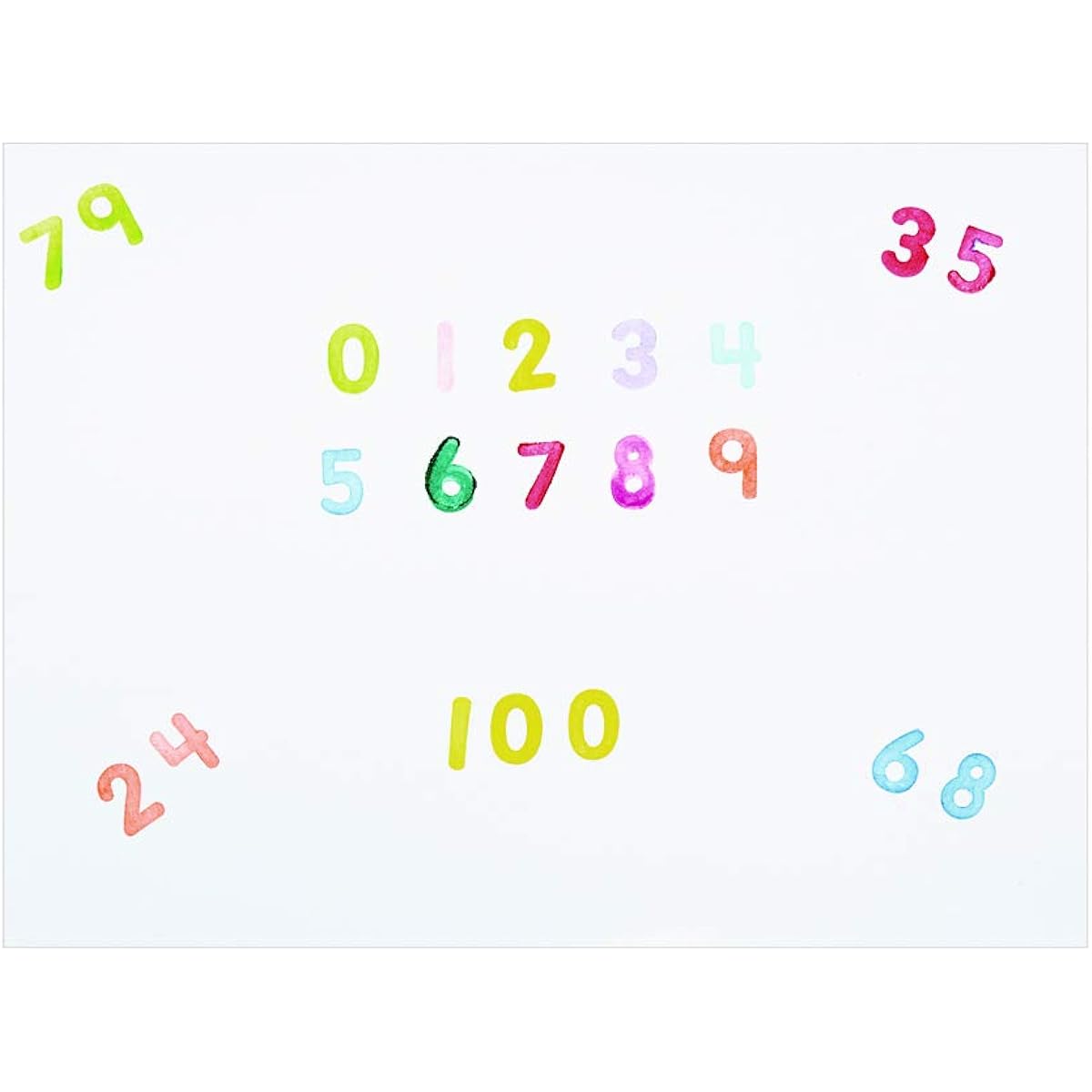 Colorations STAMPNUM Colorations Good Grasp Stamping Sticks - Numbers (Pack of 11)