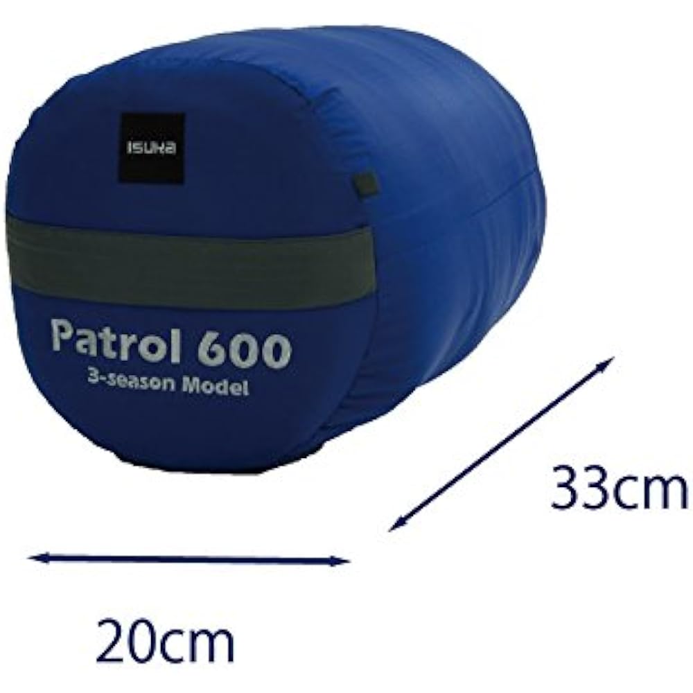 ISUKA Sleeping Bag Patrol 600 Royal [Minimum operating temperature 2 degrees]