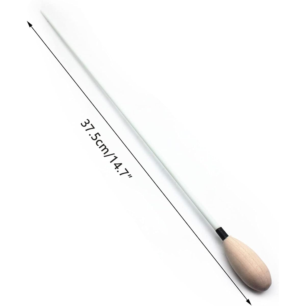 TUOREN Conductor Orchestra Baton 15 Inch Music Conductor Baton with Solid Wood Handle 4 Pieces
