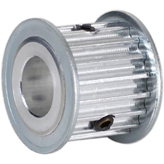 5M 12T-60T Timing Pulley Stepless Synchronous Wheel 5mm Pitch 5-25mm Bore for 15/20mm Wide Belt 5M 15T Silver HJZ-US