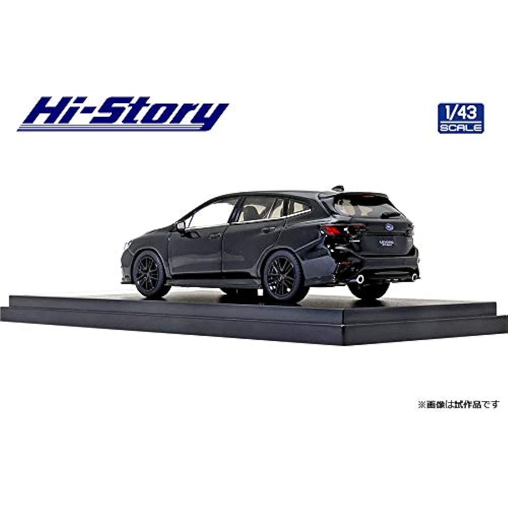 Hi Story 1/43 Subaru LEVORG STI Sport (2020) STI Sports Parts Crystal Black Silica Finished Product HS333BK