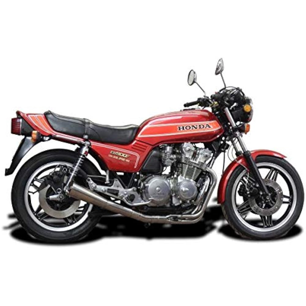 DELKEVIC Full Exhaust Stainless Steel Classic Megaphone HONDA CB900F 1981-1982 Downpipe Muffler COM270L