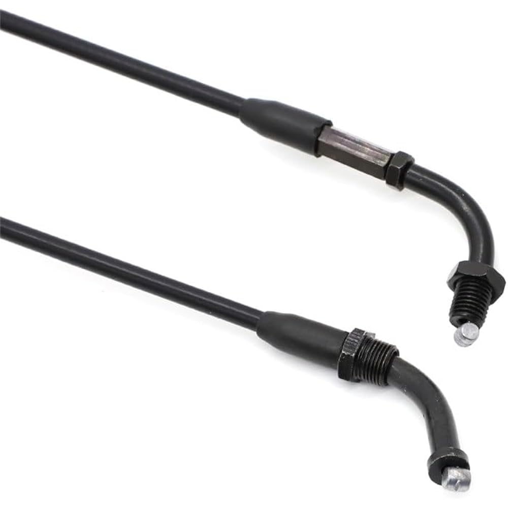 2 Pack Throttle Cable Set Throttle Body 17910-415-010, 17910-415-000 for Honda CB/CM400 CB450 Nighthawk CX500 Throttle Lock