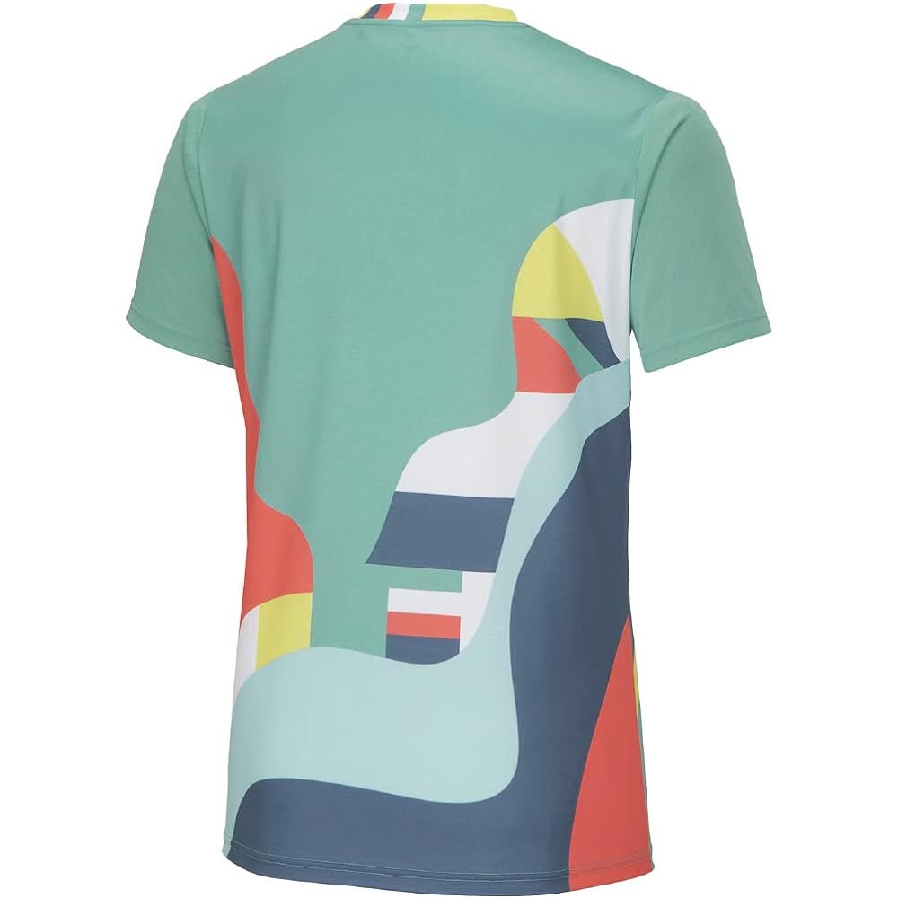 [Mizuno] Tennis Wear Game Shirt Short Sleeve Sweat Absorbent Quick Drying 62JAA042