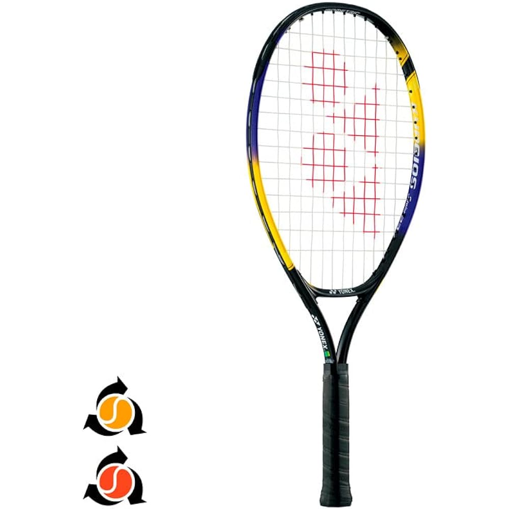 YONEX Hard Tennis Racket Kyrgios Player Model Kyrgios (gut tensioned) Yellow/Navy (392)
