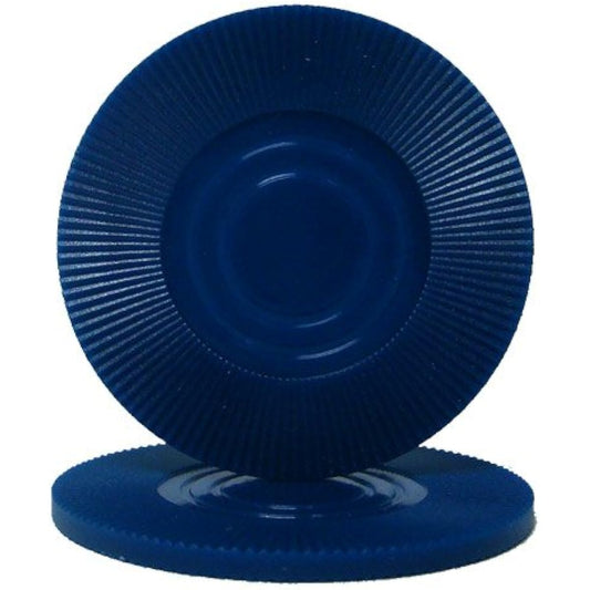 50 Hard-Hard Plastic Radial Poker Chips - Choose Color