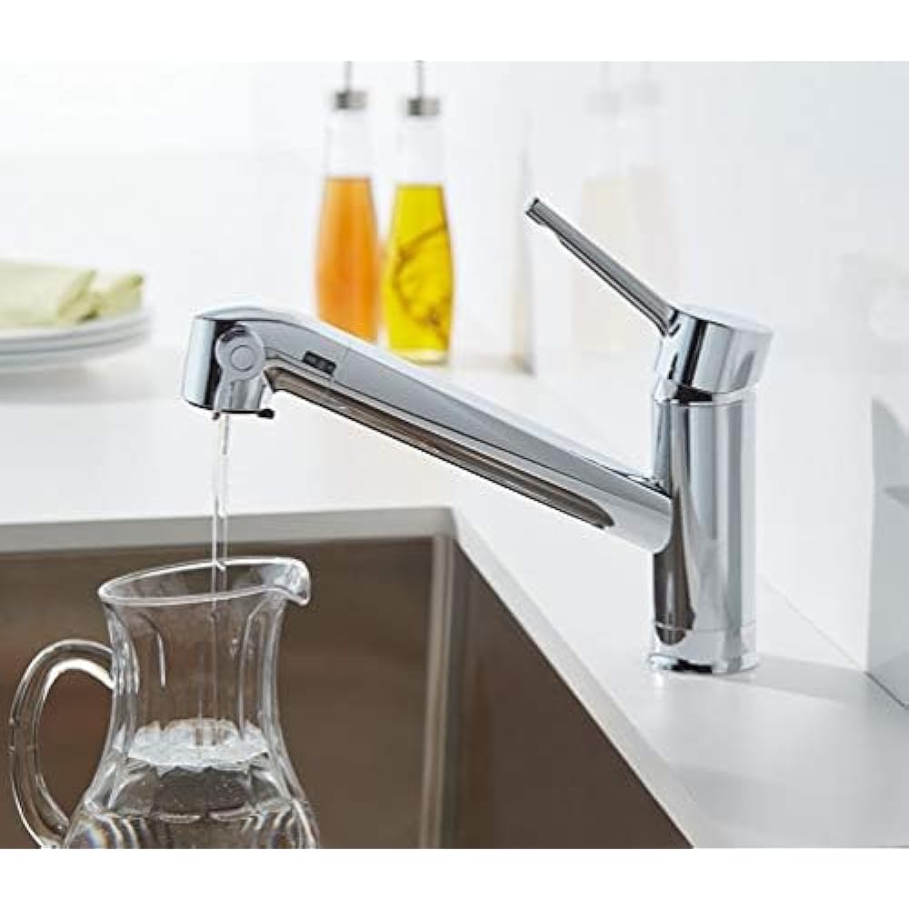 LIXIL INAX Kitchen Single Lever Mixing Faucet with Built-in Water Purifier Eco Handle RJF-871Y