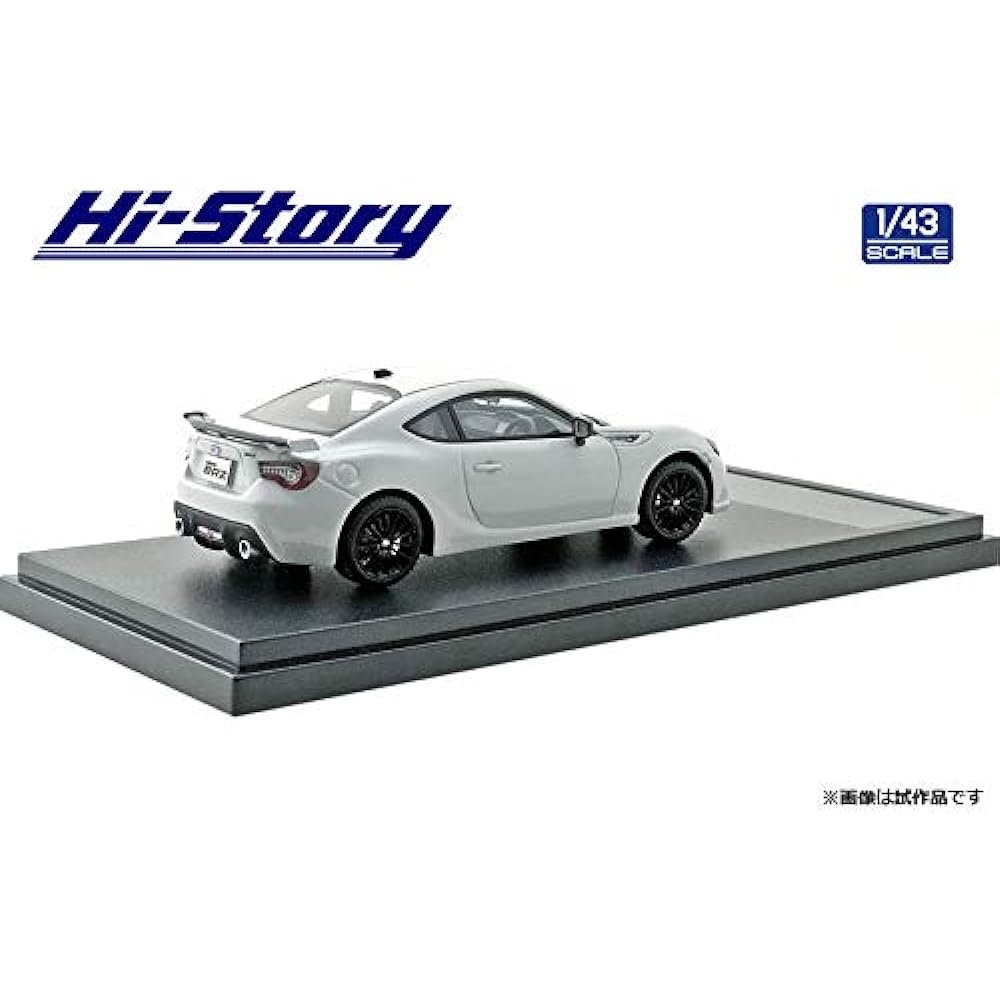 Hi Story 1/43 Subaru BRZ STI Sport (2019) Crystal White Pearl Finished Product