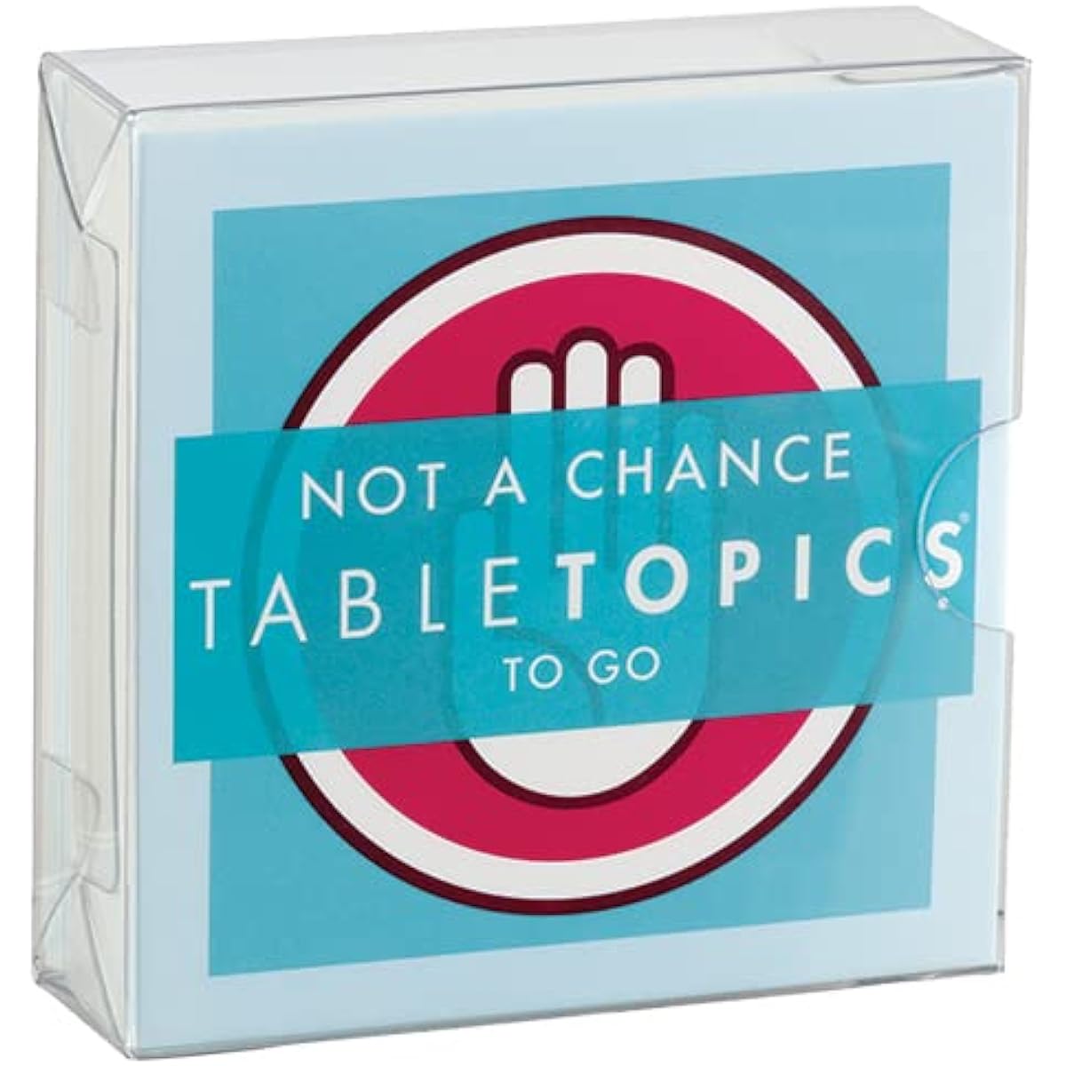 TableTopics - to GO Not a Chance - 40 Fun Question Cards Testing Limits and Boundaries Fun Games for Friends and Family, Perfect for Game Night, Card Rides, or Summer Road Trips
