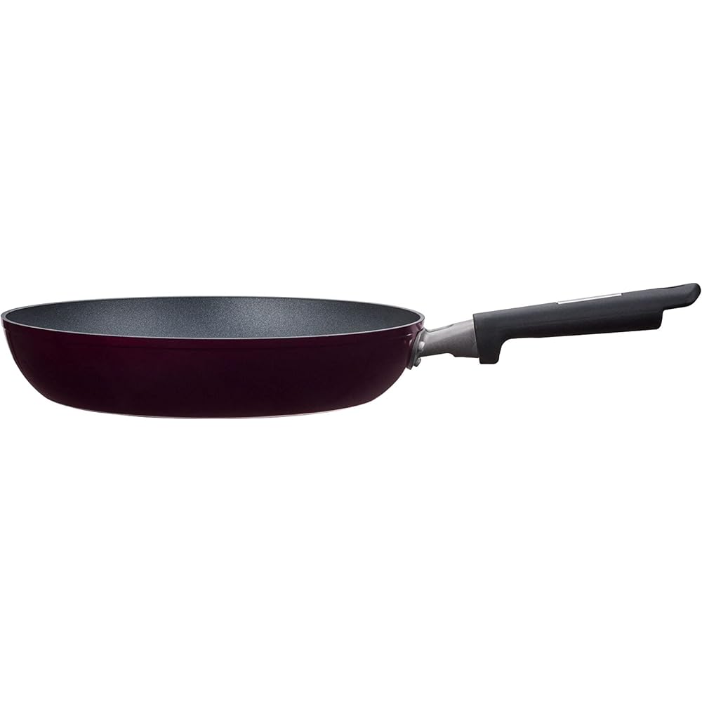 Thermos Frying Pan 28cm Plasma Super Hard Coat IH Compatible Black KFC-028 BK