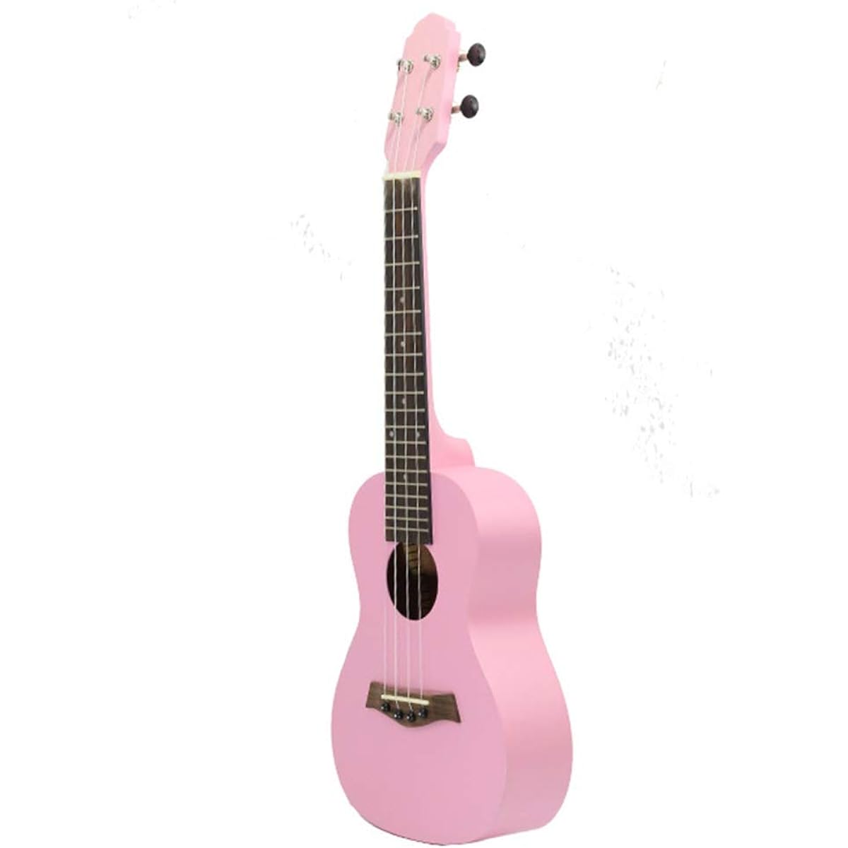 Ukulele 21 inch Mahogany Ukulele 4 String Hawaii Guitar Instrument Pink Good enough for beginners (Color : Pink, Size : 21 inches)