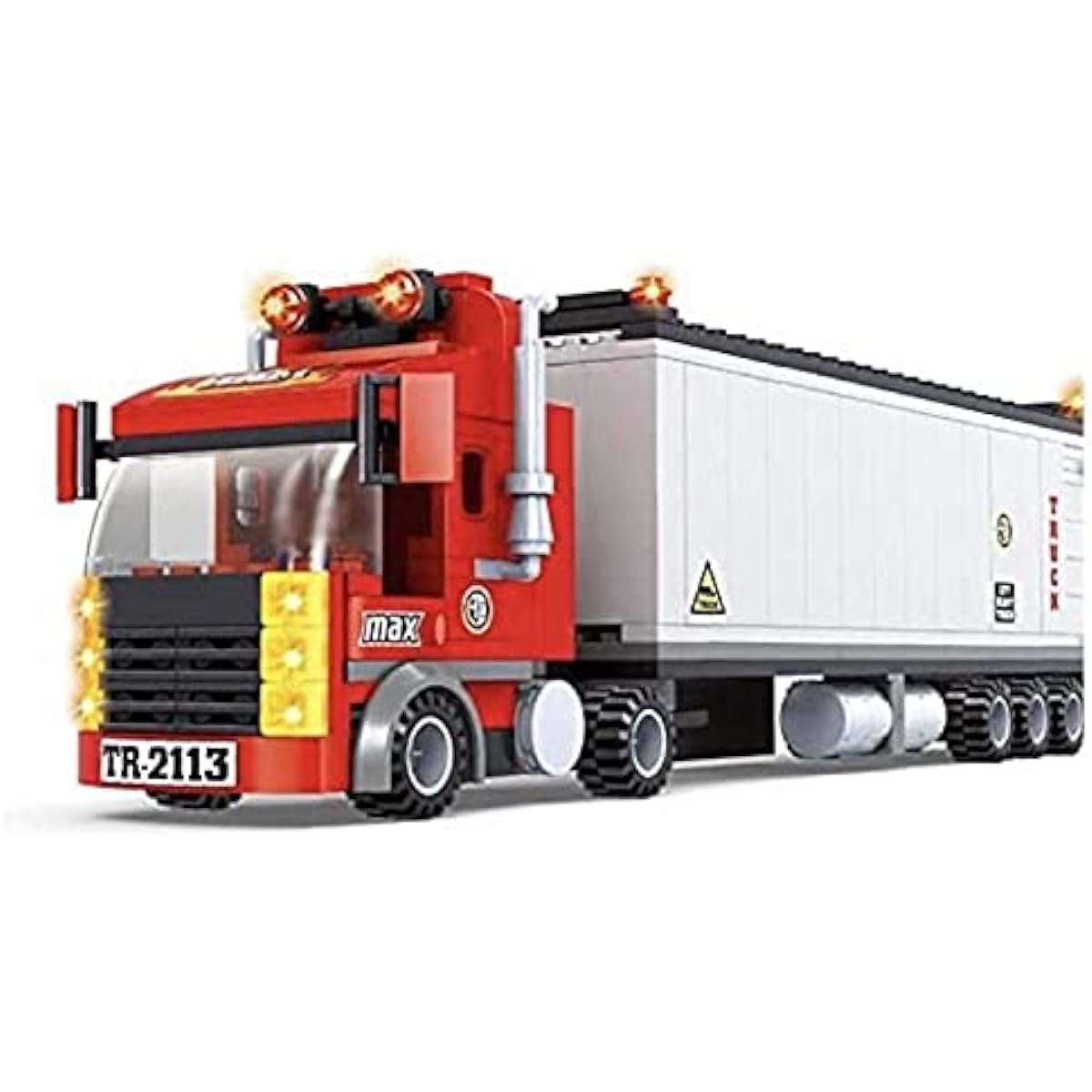 General Jim's Semi Truck Building Blocks Highly Detailed and Realistic Toy Truck Modular Building Blocks Brick Model Truck or Toy Set for Teens and Adults