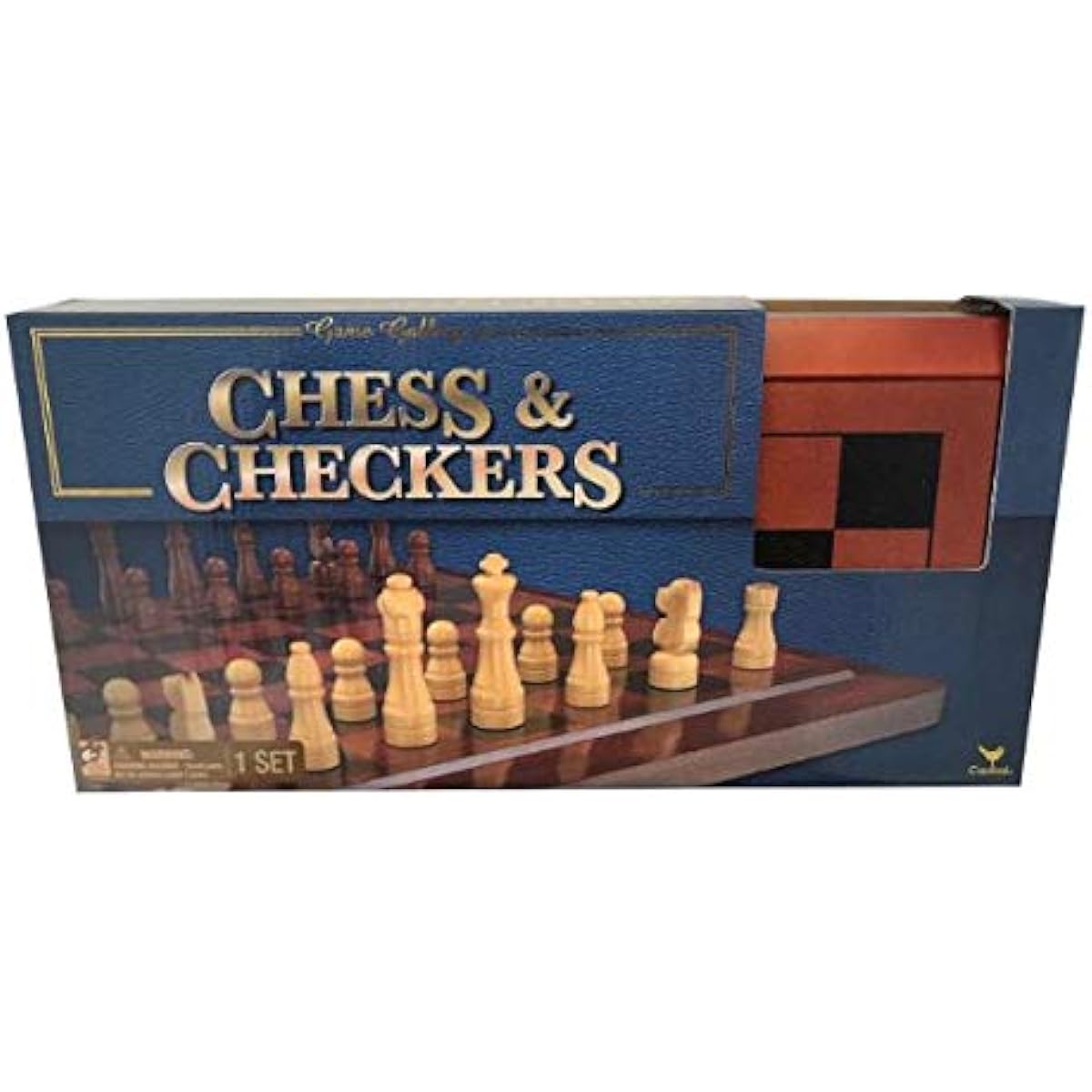 Cardinal Game Gallery Chess & Checkers Wooden Set