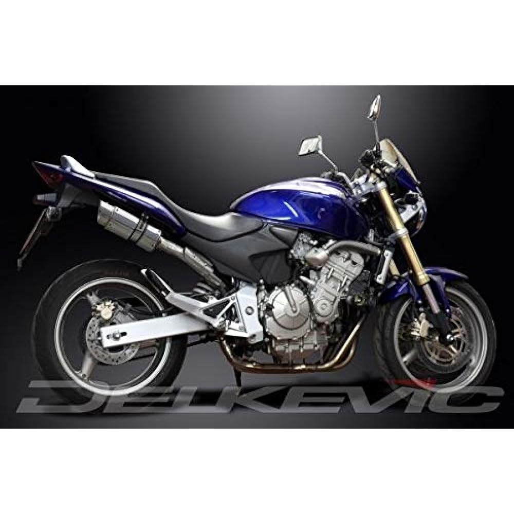 DELKEVIC Slip-on Stainless Steel Muffler for HONDA CB600F HORNET 2003-2006 200mm KIT02AH
