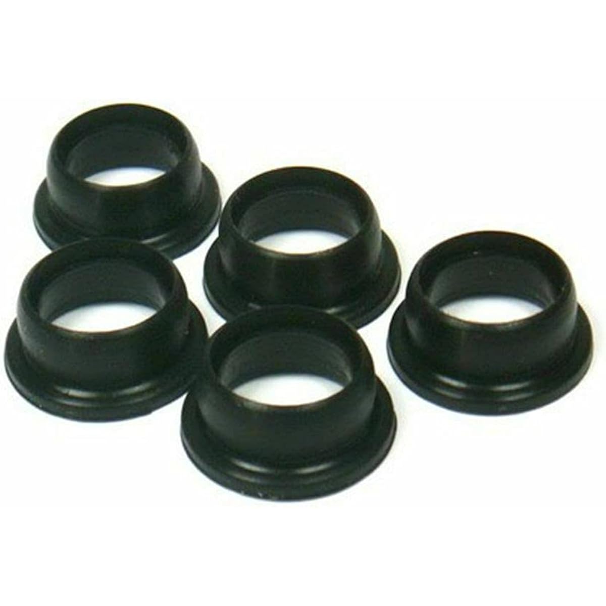 KINGTAIR 1/8 Scale RC Car Nitro Engine .21 25 .28 Rear Exhaust Manifold Gasket Seal Tube Joint Adapter Silicone Gasket 5pcs/Bag Black