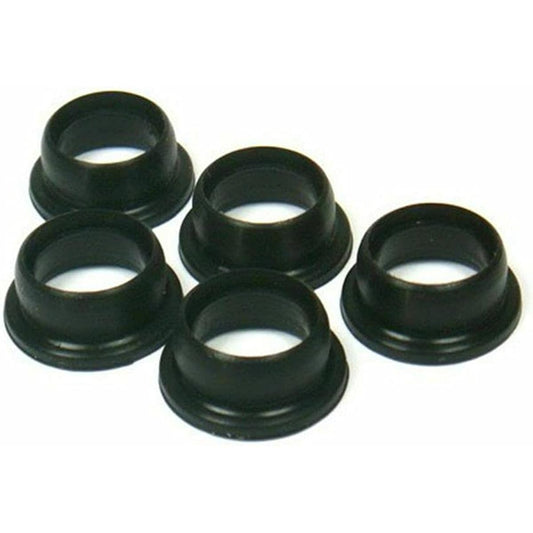 KINGTAIR 1/8 Scale RC Car Nitro Engine .21 25 .28 Rear Exhaust Manifold Gasket Seal Tube Joint Adapter Silicone Gasket 5pcs/Bag Black