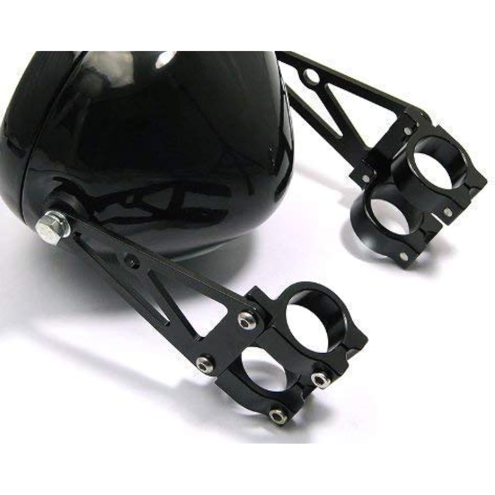 Black 33mm Diameter CNC Machined Headlight Bracket/Fork Clamp for Motorcycle Motorcycle