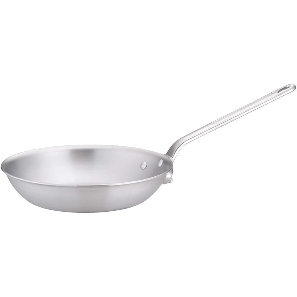 Akao Aluminum Aluminum Frying Pan, Inner Diameter x Depth (mm) 270 x 58, Gas Fire Compatible, Made of Hard Aluminum (AS3905 Material), Excellent Corrosion and Abrasion Resistance, Commercial Use AHL24027