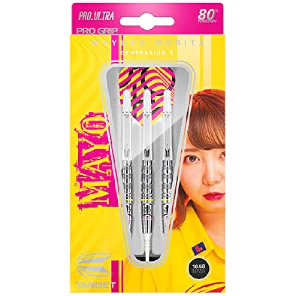 Darts Barrel TARGET [Target] Mayo G3 Mayuko Morita Model (MAYO GEN3 Tungsten80%) | Darts 2BA Barrel 16.5g tad4801