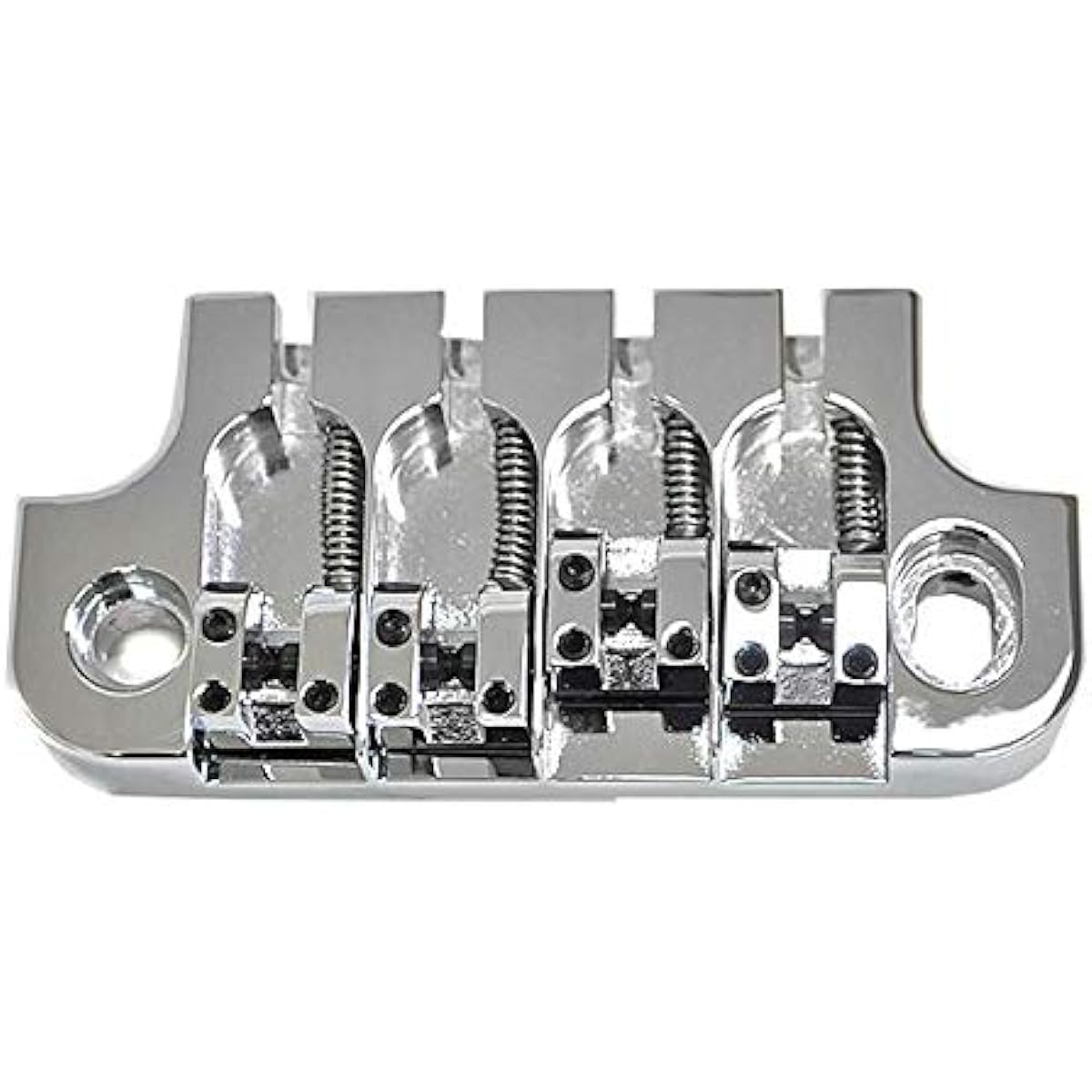 HIP SHOT Bass Bridge 2 Point Super Tone Bass Bridge Chrome