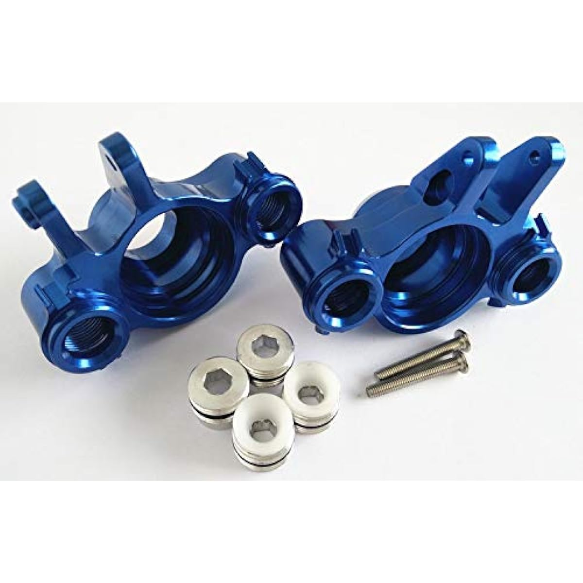Aluminium Axle Carriers Left & Right Front & Rear -2PR Blue for 1/10 RC E-REVO 2.0 VXL 8635 Traxxas