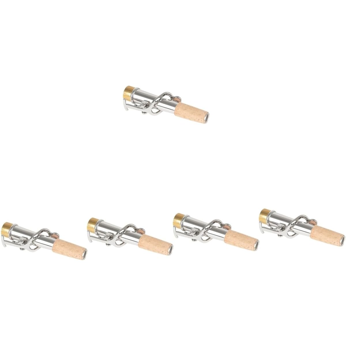 VICASKY 10pcs Saxophone Neck Vintage Saxophone Curved Neck Vintage Saxophone Straight Neck Professional Saxophone Accessories Saxophone Head Joint Neck Saxophone Straight Neck