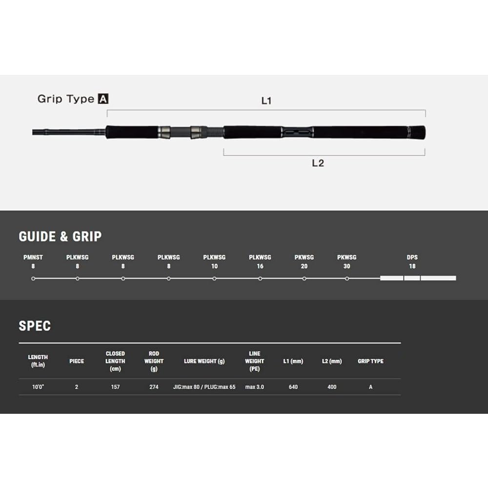 Tailwalk Rod RIZE SHOOTER Rise Shooter SSD