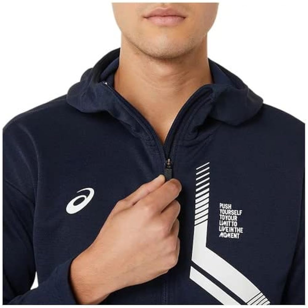 [ASICS] Training Wear LIMO Dry Sweat Full Zip Hoodie 2031D573 Men's