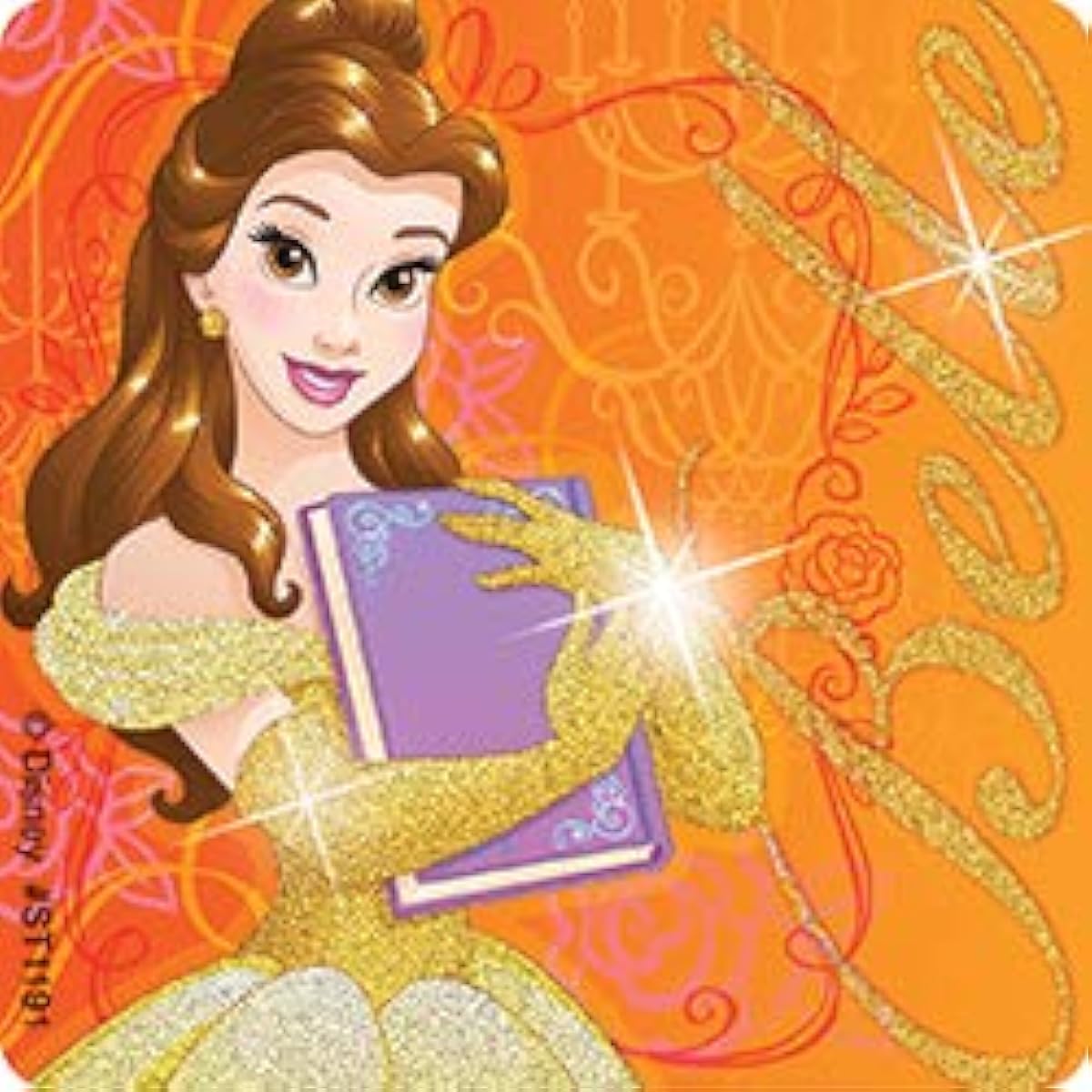Disney Princess Friendship Glitter Stickers - Prizes and Giveaways - 50 per Pack
