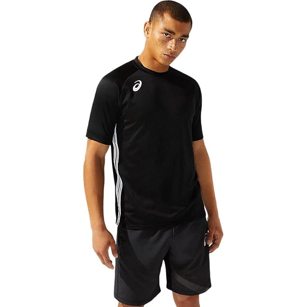 [ASICS] Soccer Wear Team Practice Short Sleeve Shirt XS6100 [Men's]