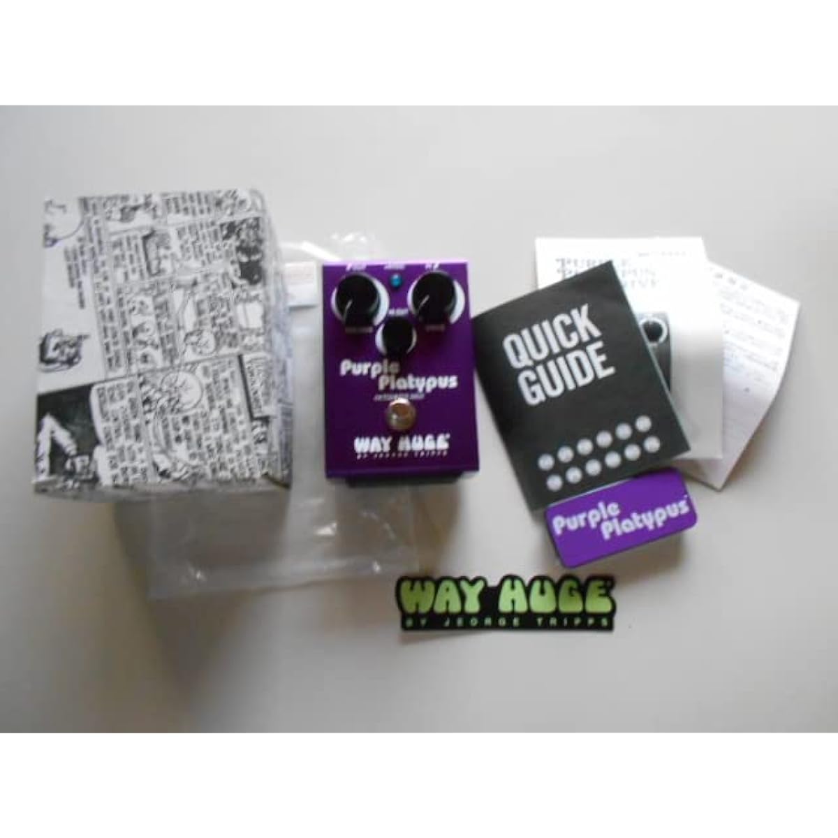 WAY HUGE WHE800 PURPLE PLATYPUS OCTIDRIVE MkII Octave Fuzz Effector Limited to 1000 units worldwide