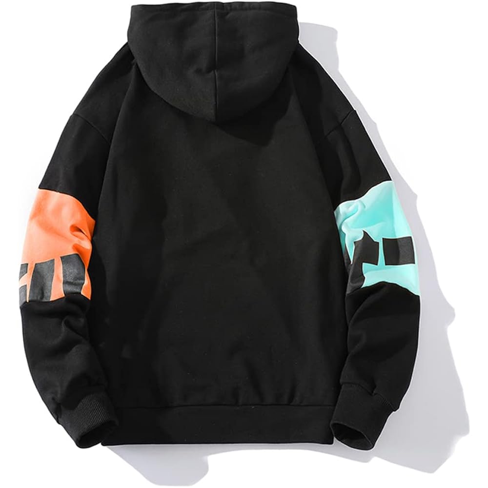 [RedS] Men's Hoodie, Large Size, Long Sleeve, Sweatshirt, Pullover, Loose, Casual, Autumn/Winter Clothes