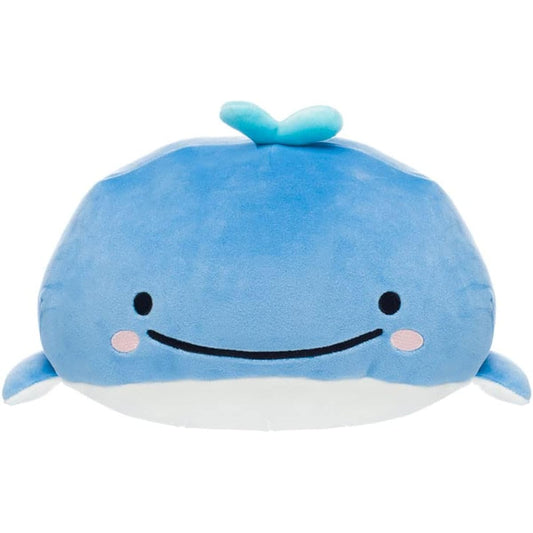 AQI Shinbei Whale Plush Toy Grey Whale with Shell 12" Plush Toy