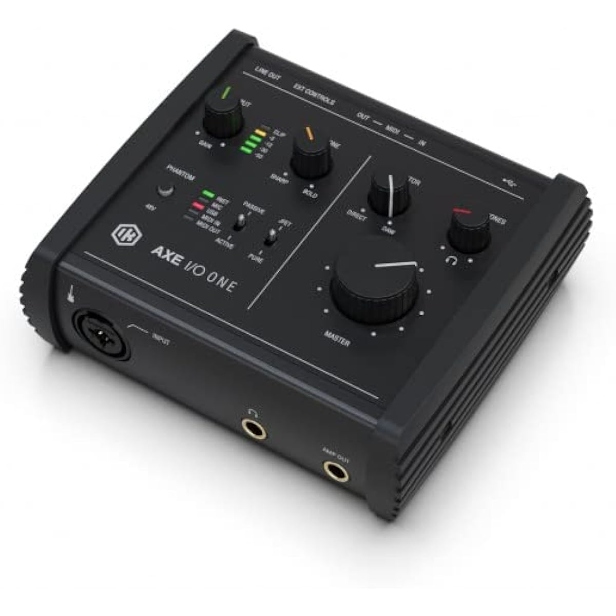 IK Multimedia AXE I/O ONE USB-C Audio Interface for Recording, Guitar, and Bass [Official Japanese Product]