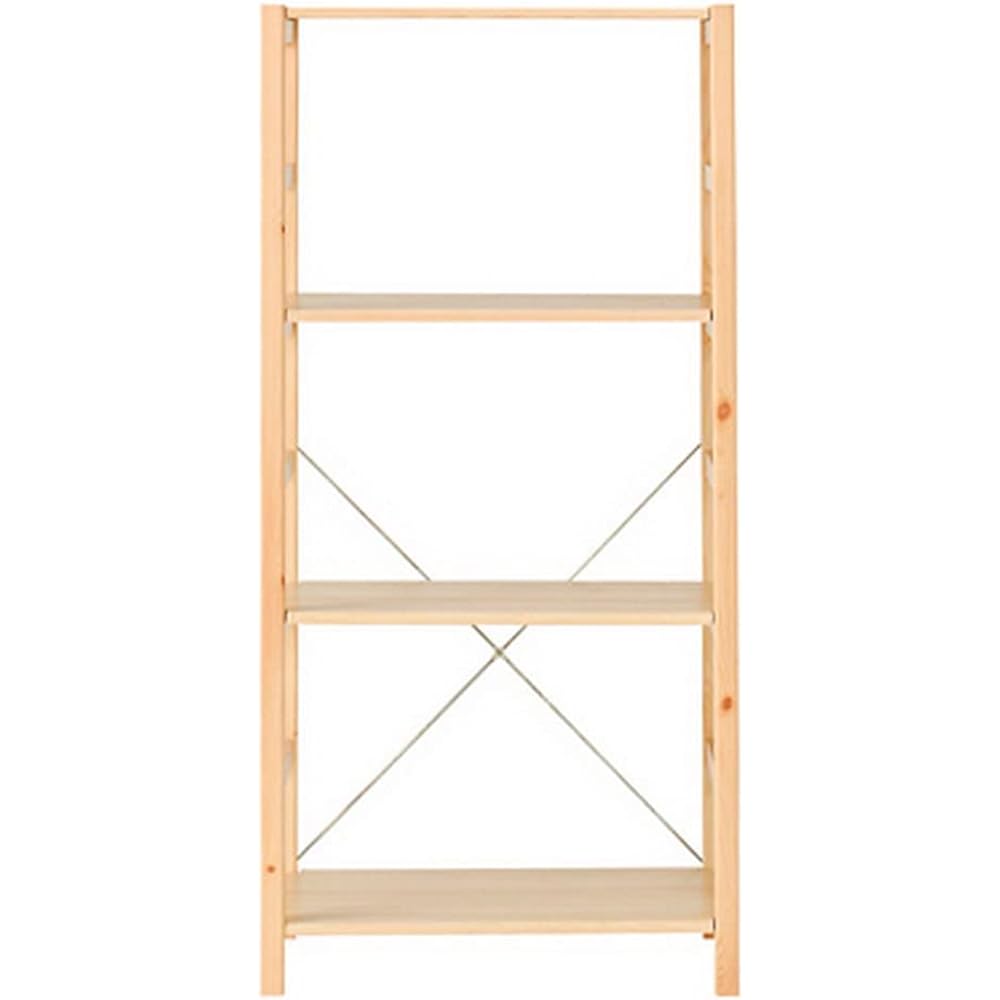 MUJI Pine Wood Unit Shelf Small Width 58 x Depth 39.5 x Height 83cm 61182247 Natural