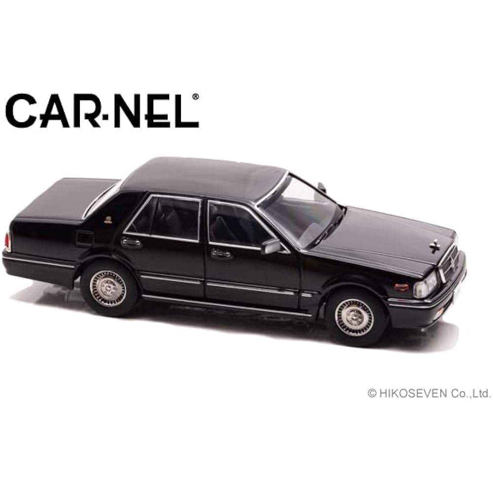 Hiko seven CARNEL 1/43 Nissan Gloria Brougham VIP (PAY31) 1998 Black finished product