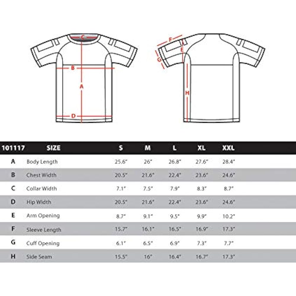 CONDOR TRIDENT BATTLE TOP L GRAPHITE 101117-018-L