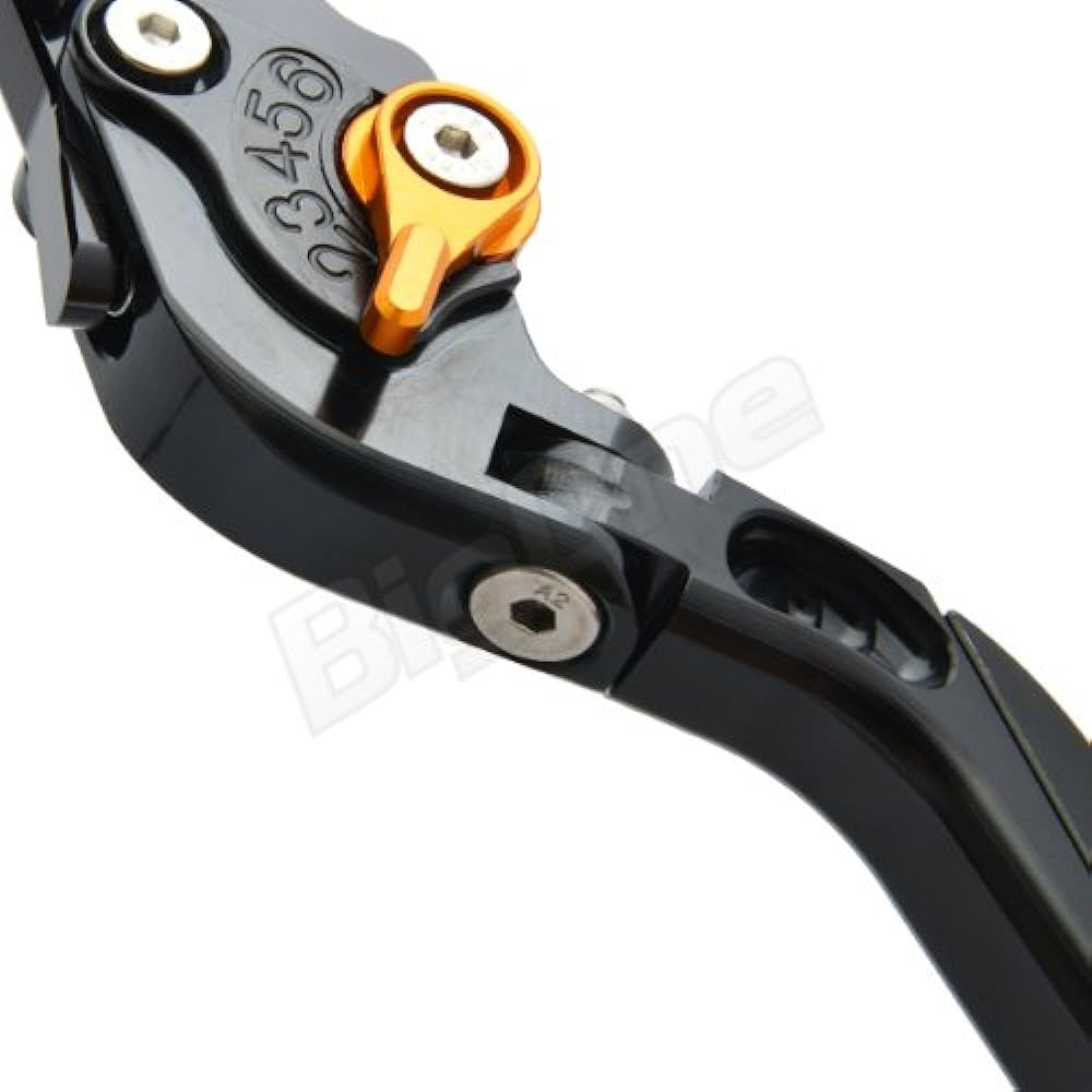 BigOne MT-07 MT-09 Tracer 900 XSR900 XSR700 Billet Lever Set Foldable Black/Gold Black Gold Brake Clutch