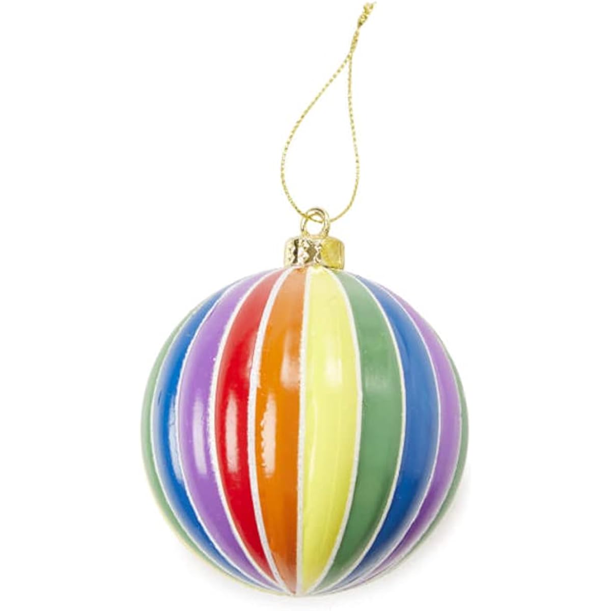 Rainbow Ornaments for Christmas Tree Christmas Holiday Decoration Box Set (Rainbow Light Bulb Ornaments)