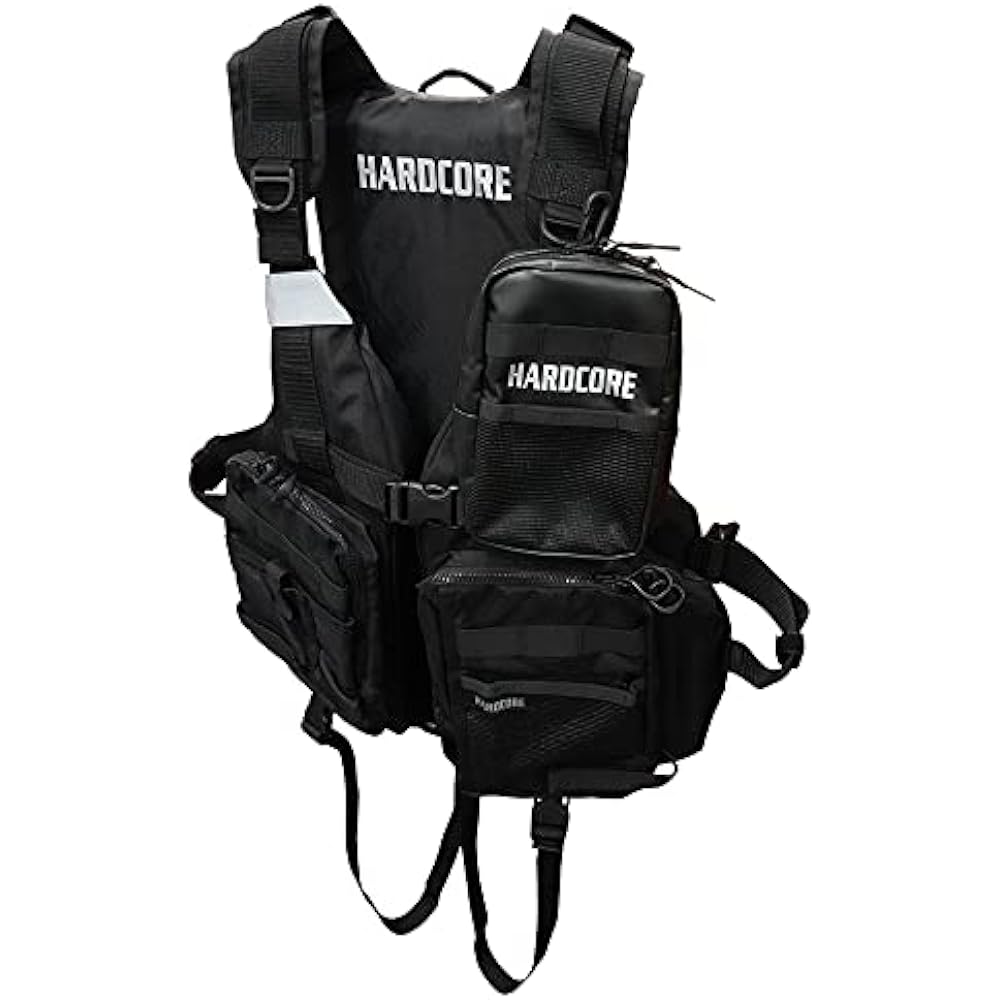 DUEL Hardcore Game Vest Fishing Fishing Tackle Fishing Vest Fishing Wear Black Free