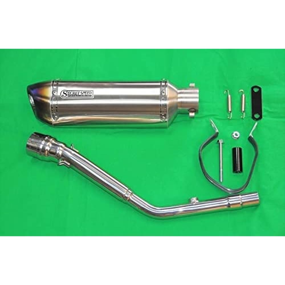 SECRET SPEED Yamaha SEROW225 Slip-on Bike Muffler Irregular Motard SUS Stainless Steel Blue Muffler SEROW225 ss-201-b01
