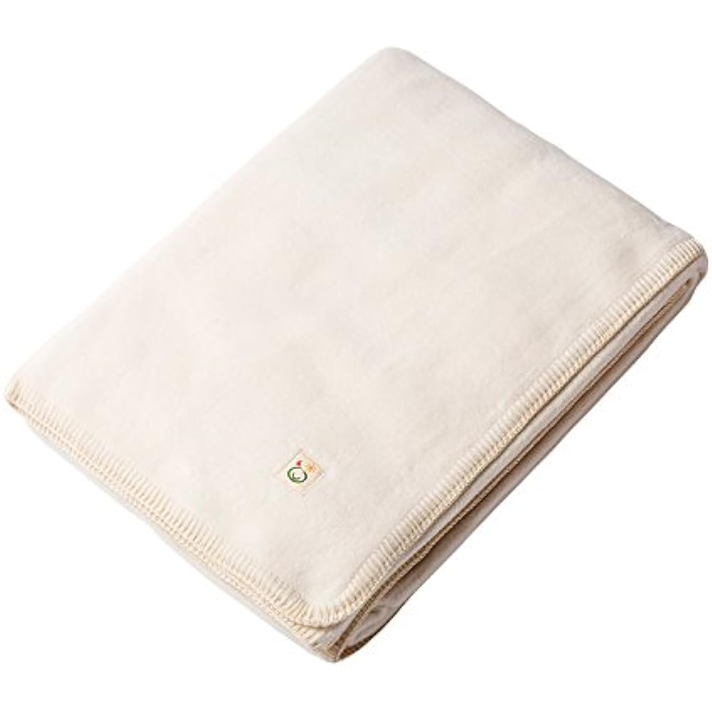Made in Earth Organic Cotton Cotton Blanket Single (Kinari)