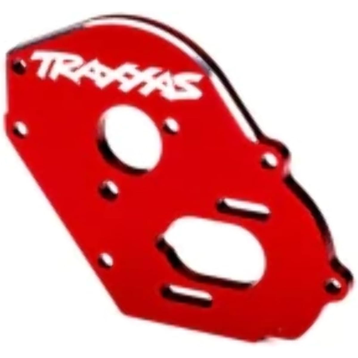 Traxxas 9490R Plate, Motor, Red (4mm Thick) (Aluminum) / 3X10Mm Cs with Split and Flat Washers (2)