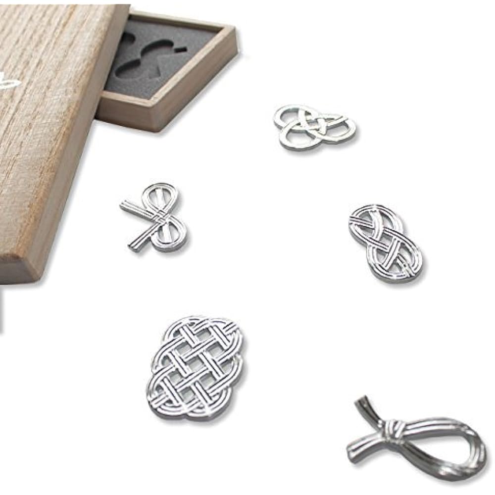 [Wrapping with Nousaku Japanese paper] Chopstick rest - Knot - 5 pieces